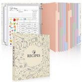 Skydue Recipe Binder cover protects cherished recipes with durable, stylish protection.