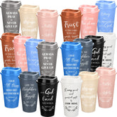 Skylety 20-pack Christian gifts tumbler Morandi color, ideal for church gatherings