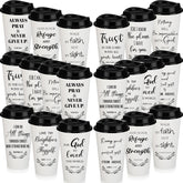 Skylety Bible Verse Tumbler 20-pack, 16 oz, ideal for daily faith-filled sipping