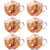 Sliner Christmas coffee mug with handle for hot drinks safely.