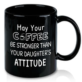 Slugeren dad mug from daughter with quote for daily coffee ritual
