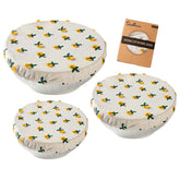 Slyitokbhr bowl covers with daisy embroidery for elegant food protection
