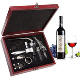 Smaier Areator Wine Opener Kit with wood case, premium presentation for gifting