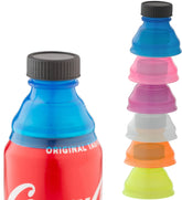 Smart House Inc reusable soda can lids set6 in bright colors seal freshness and prevent spills