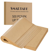 SMARTAKE parchment paper precuts lie flat on pans for mess-free baking.