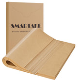 SMARTAKE 8x12 inch pre-cut parchment sheets on a baking tray, ready for use.