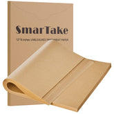 SMARTAKE pre-cut parchment sheets laid flat in box for quick baking prep