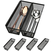 Smgmg silverware drawer organizer in-drawer setup for organized flatware