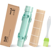 SmileTools sushi making kit unpacked shows all components for easy at-home rolling