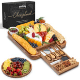 SMIRLY Charcuterie Board top view for effortless entertaining.