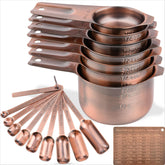 Smithcraft copper measuring cup 1 cup 240ml with engraved markings for precision