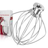 SnnyNyx K45WW 6-wire whip attachment for KitchenAid creates airy batters and fluffy textures.