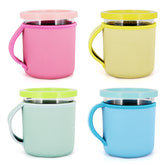 Snowso four-pack neoprene ice cream sleeves with handles for easy gripping