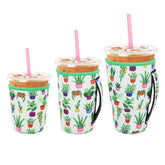Snowso iced coffee sleeve small 16-18oz with grip-friendly design for easy handling.