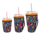 Snowso small iced coffee sleeve keeps hands dry and cups cold
