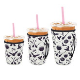 Snowso Wizard's Trip 3-pack iced coffee sleeves protect hands and keep cold drinks steady