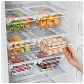 SNSLXH fridge drawer for eggs keeps eggs organized and easy to reach