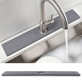 Snuggery Diatomite Faucet Mat around faucet keeps counters dry and clean