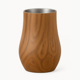 Snute double-wall whiskey glass pour close-up shows temperature and aroma preservation