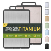 Socisen titanium cutting board meat slicing surface for clean, precise cuts.