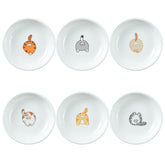 Socosy cat butt ceramic dipping dish top view ideal for sauces and sushi