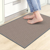 SoftDuo kitchen mat near the front sink; highly absorbent for spills.