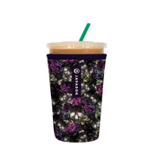Sok It JavaSok After Dark sleeve, side view, keeps drinks cold and hands dry.