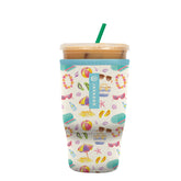 Sok It JavaSok Beach Life sleeve on a 30-32oz cup keeps drinks cool