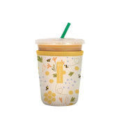 Sok It JavaSok honeycomb buzz sleeve keeps drinks cold on the go