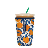 Sok It JavaSok ice-coffee-sleeve protects a cold drink and keeps hands warm.