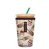 Sok It JavaSok insulated sleeve on a cup keeps drinks cold and hands dry.