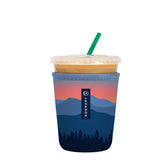 Sok It JavaSok insulated sleeve for iced coffee in Blue Ridge keeps drinks cold