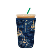 Sok It JavaSok insulated sleeve on castle in the sky cup keeps drinks cooler.