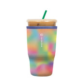 Sok It JavaSok iced coffee sleeve in Dreaming in Color keeps drinks cold