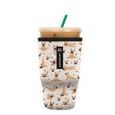 Sok It JavaSok insulated sleeve on a tall cup keeps drinks cold and hands dry