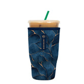 Sok It JavaSok iced coffee sleeve in Midnight Hour keeps drinks cold and hands warm.