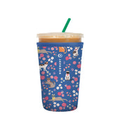 Sok It JavaSok insulated neoprene sleeve on a cup keeps beverages cold longer.