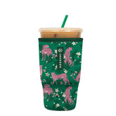 Sok It JavaSok iced coffee sleeve on Paradise Prowl fits large cups and keeps drinks cold.