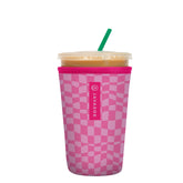 Sok It JavaSok iced coffee sleeve in Pink Grand Prix keeps beverages cold and comfortable