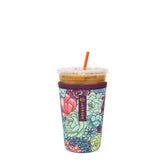 Sok It JavaSok iced coffee sleeve with succulents keeps drinks cold on the go.