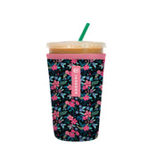 Sok It JavaSok iced coffee sleeve Tropical Blooms keeps drinks cold and hands warm.