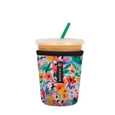 Sok It JavaSok iced coffee sleeve close-up showing insulated design for cold drinks
