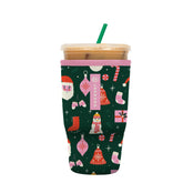 Sok It JavaSok iced-coffee-sleeve keeps drinks cold and hands dry.