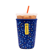 Sok It JavaSok iced coffee sleeve with snug fit keeps drinks cold on the go.