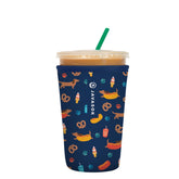 Sok It JavaSok iced coffee sleeve keeps drinks cold on the go.