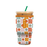Sok It JavaSok insulated cup sleeve Boho Floral keeping drinks cold and hands dry