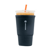 Sok It JavaSok insulated neoprene cup sleeve in black keeps drinks cold and hands warm.