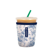 Sok It JavaSok insulated neoprene sleeve on iced coffee, keeping it cold and comfortable