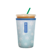 Sok It JavaSok Let It Snow sleeve on a 22-28 oz cup keeps drinks cold on the go.