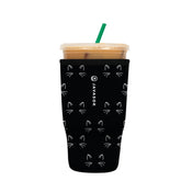 Sok It JavaSok Mystical Meows 30-32oz sleeve on cup keeps drinks cold and hands dry.